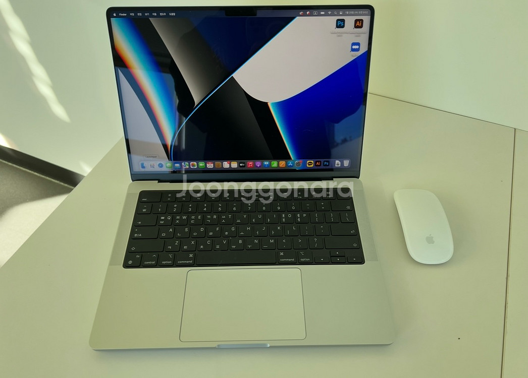 맥북프로 14인치 m1 pro 21년형 + 매직마우스--1