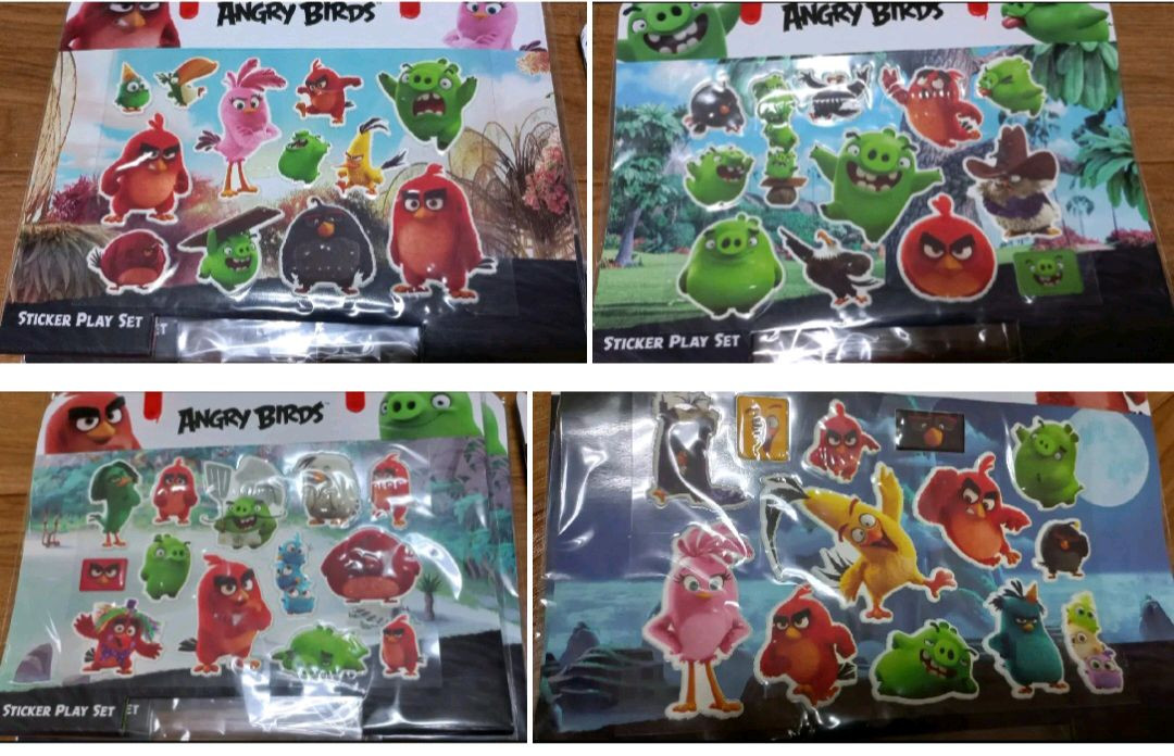 택포) 앵그리버드 스티커 가방 놀이세트 10세트 이미지