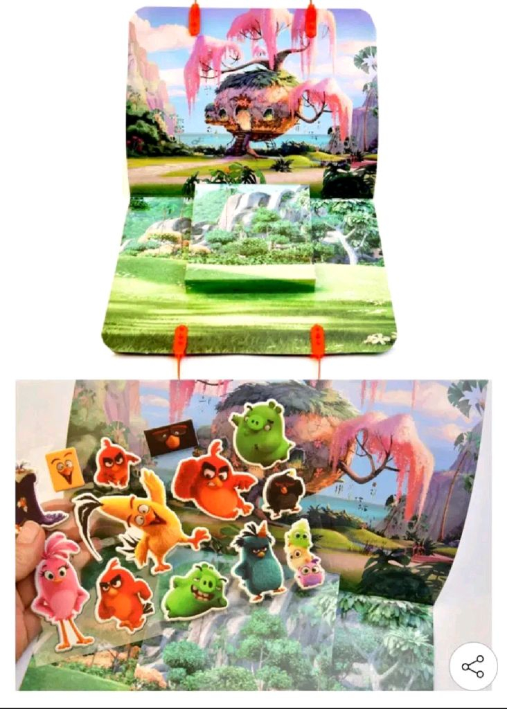 택포) 앵그리버드 스티커 가방 놀이세트 10세트 이미지