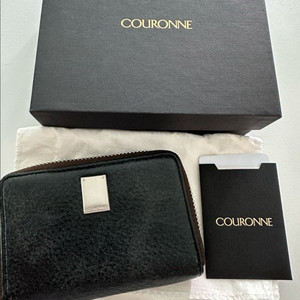 쿠론 빈티지블랙 카드동전지갑(지퍼돌이 보증서ㅇ 이미지