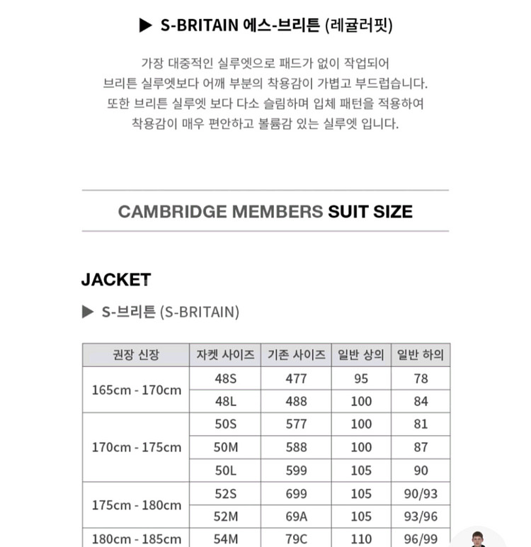 캠브리지멤버스 울 하운드투스 수트 100팝니다--9