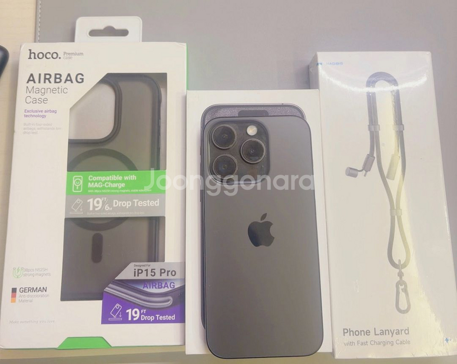 아이폰 15 Pro 1tb 1테라 블랙 티타늄 +액세서--0
