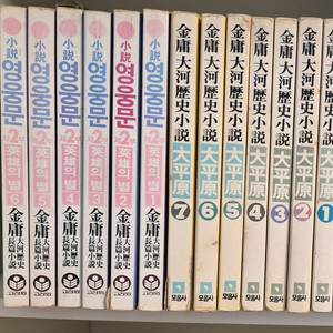 김용 무협소설 영웅문 2부 + 대평원 (택포)