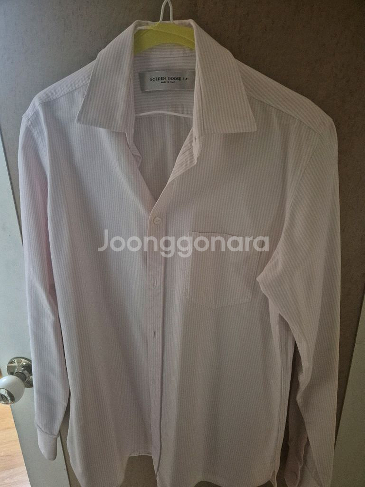골든구스 스트라이프 셔츠--0