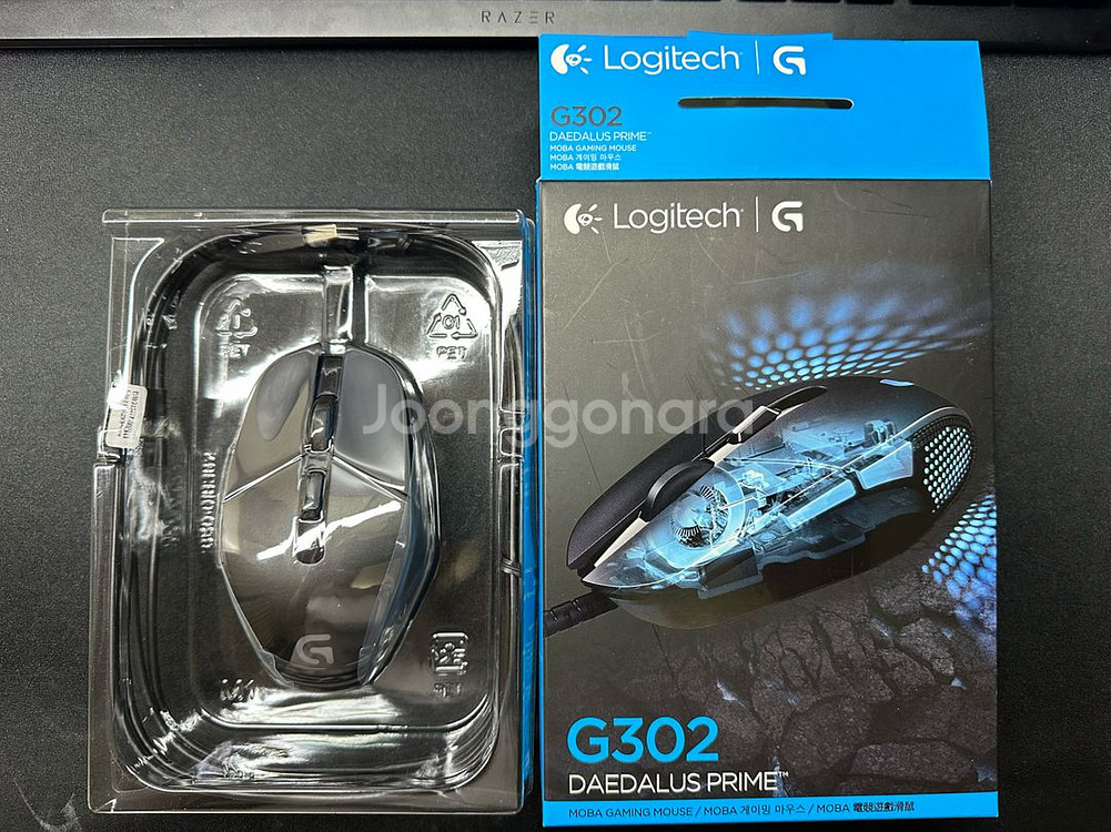 상태좋은 로지텍 G302 유선마우스 팝니다.--3