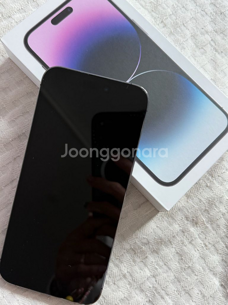아이폰 14프로맥스 1테라 딥퍼플 S급 판매합니다.--0