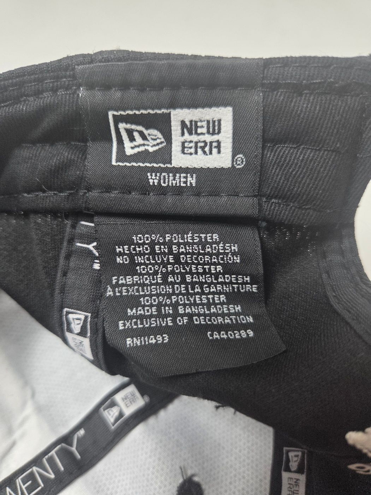 피엑스지 뉴에라 여성 골프 빅로고 볼캡 블랙 이미지