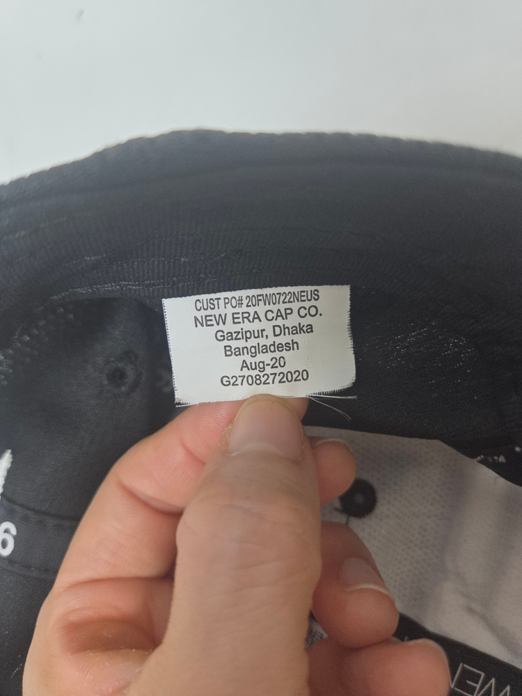 피엑스지 뉴에라 여성 골프 빅로고 볼캡 블랙 이미지