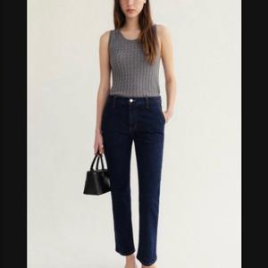 시에 시티 플레어 앵클진 데님 롱 s