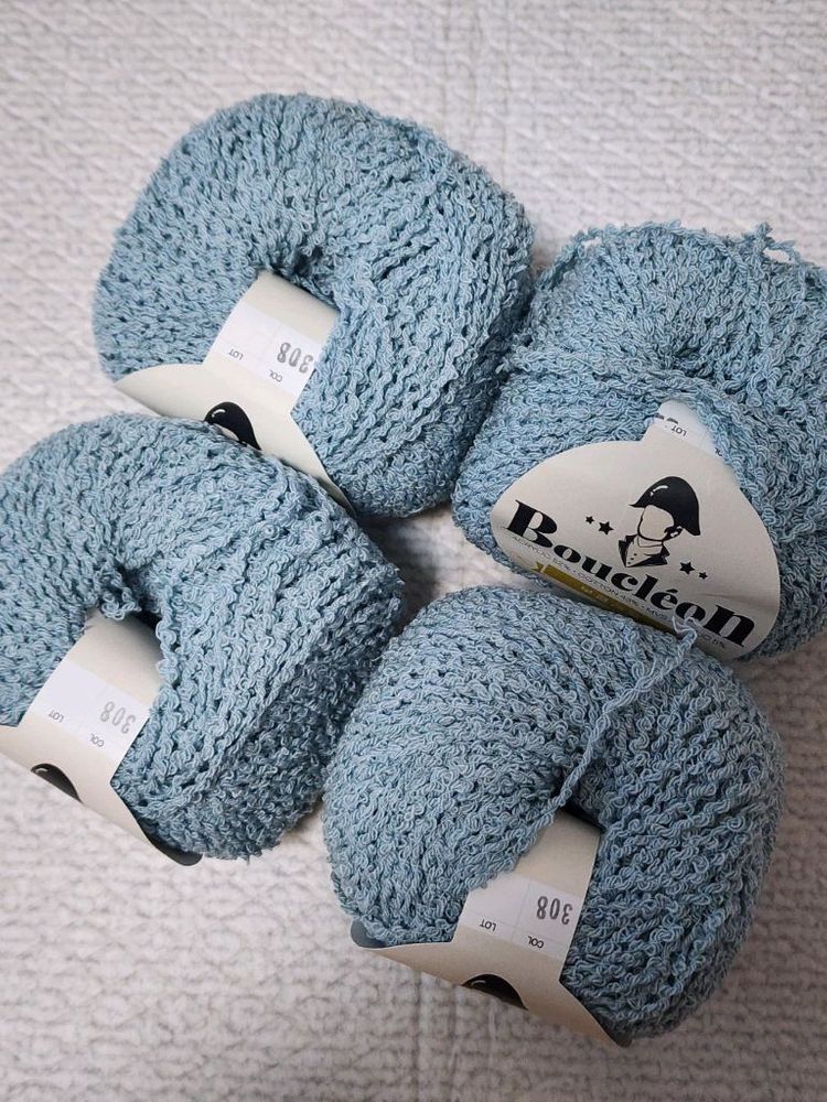 부클레옹 뜨개실 7볼 일괄--7