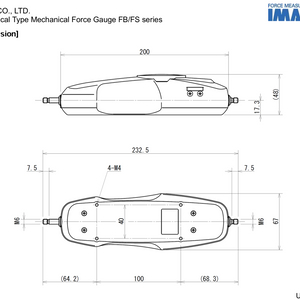 IMADA 이마다 푸쉬풀 게이지 50Kgf FB-50