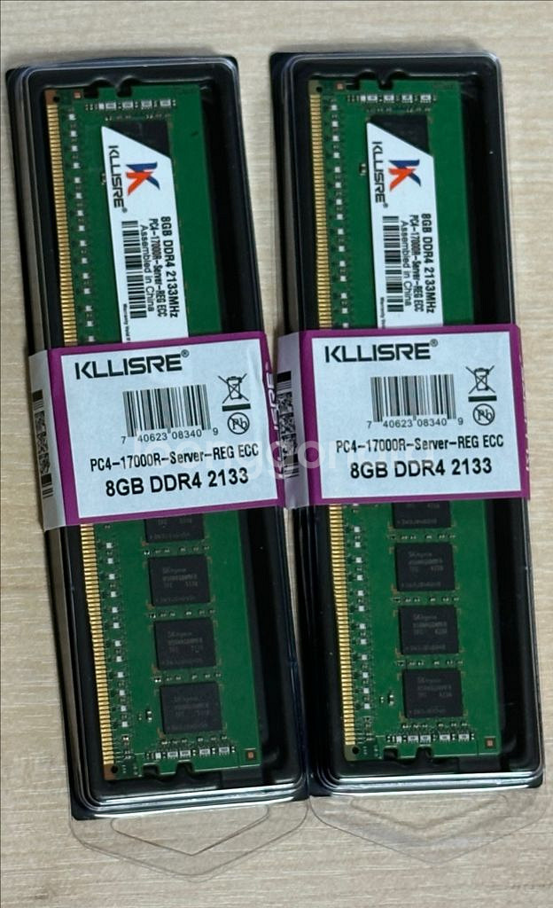 DDR4 ECC 8Gb x 2 16Gb ram--0