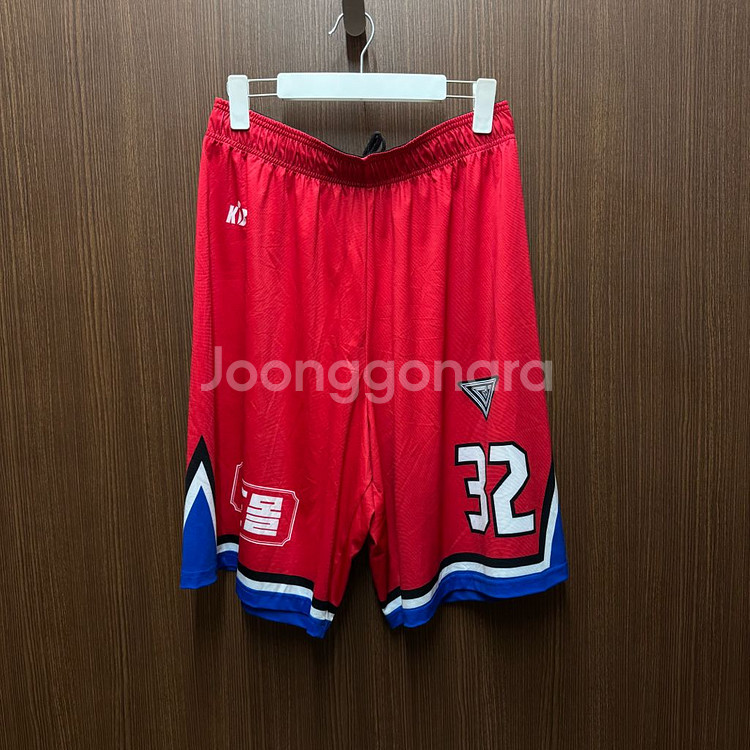 안양 정관장 레드부스터스 농구 유니폼 반바지 5XL--0