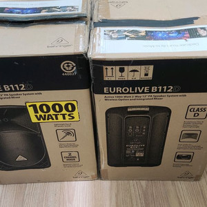 베링거 액티브스피커 B112D 1조(2통) 팝니다