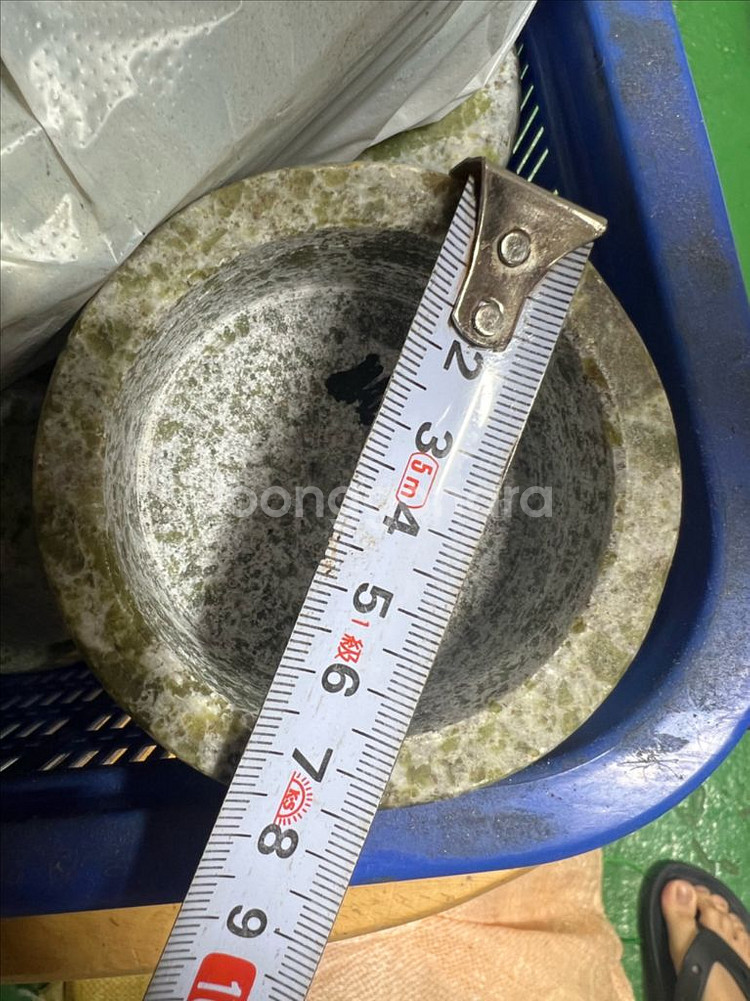 천연 옥돌 돌그릇(오마카세 회 봉 옥돌접시)--4