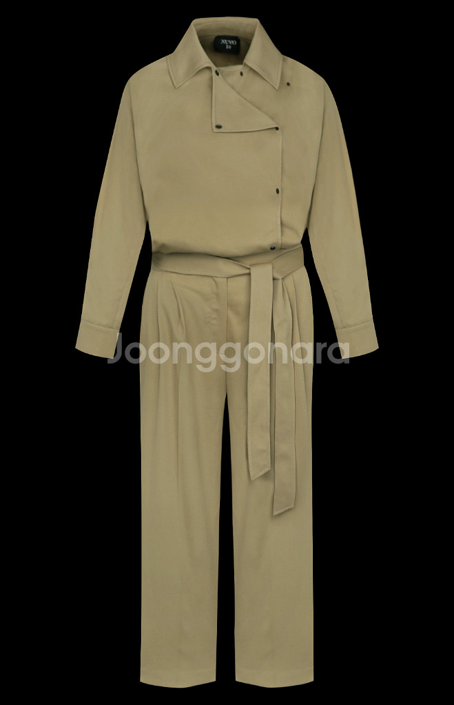 NUVO.10 누보텐 베이지 정장 셋업 점프수트--3