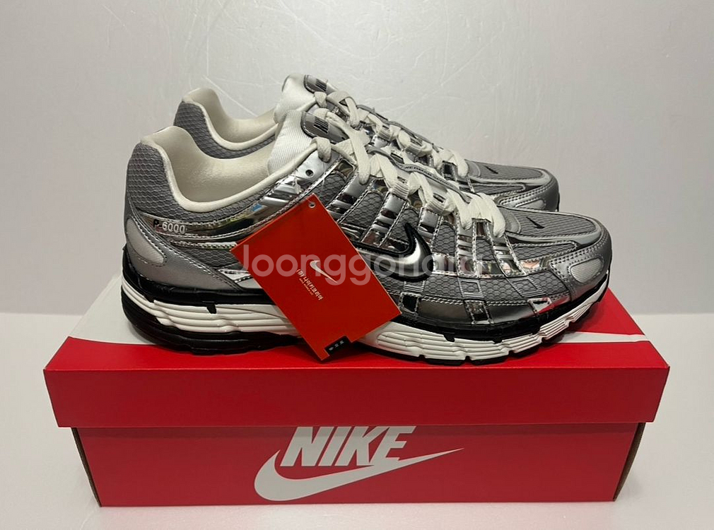 290 나이키 P-6000 메탈릭 실버 나코탭 새상품--0