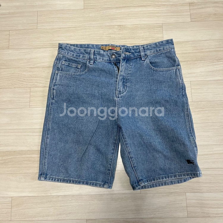 [빈티지]슈프림 버버리 데님 반바지 34--0