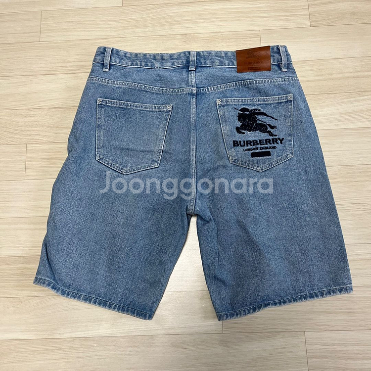 [빈티지]슈프림 버버리 데님 반바지 34--5