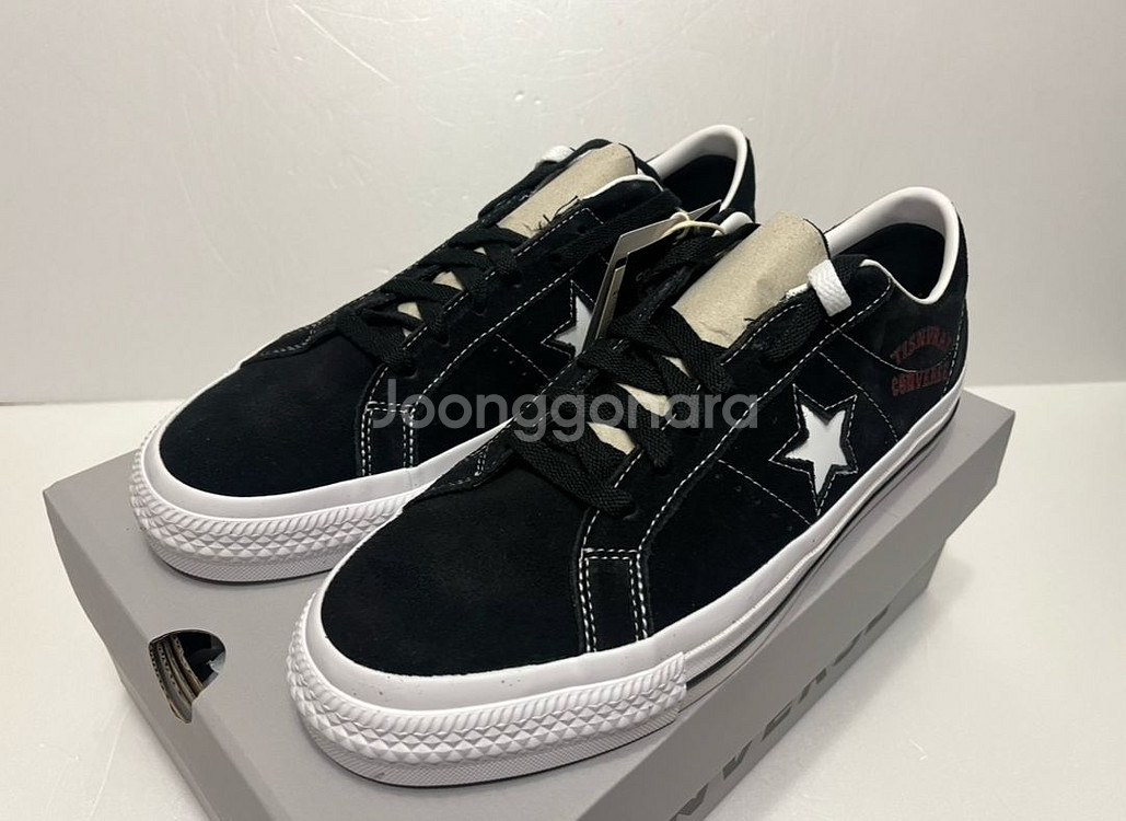 285 컨버스 원스타 프로 디네댓 블랙 컨코탭 새상품--2