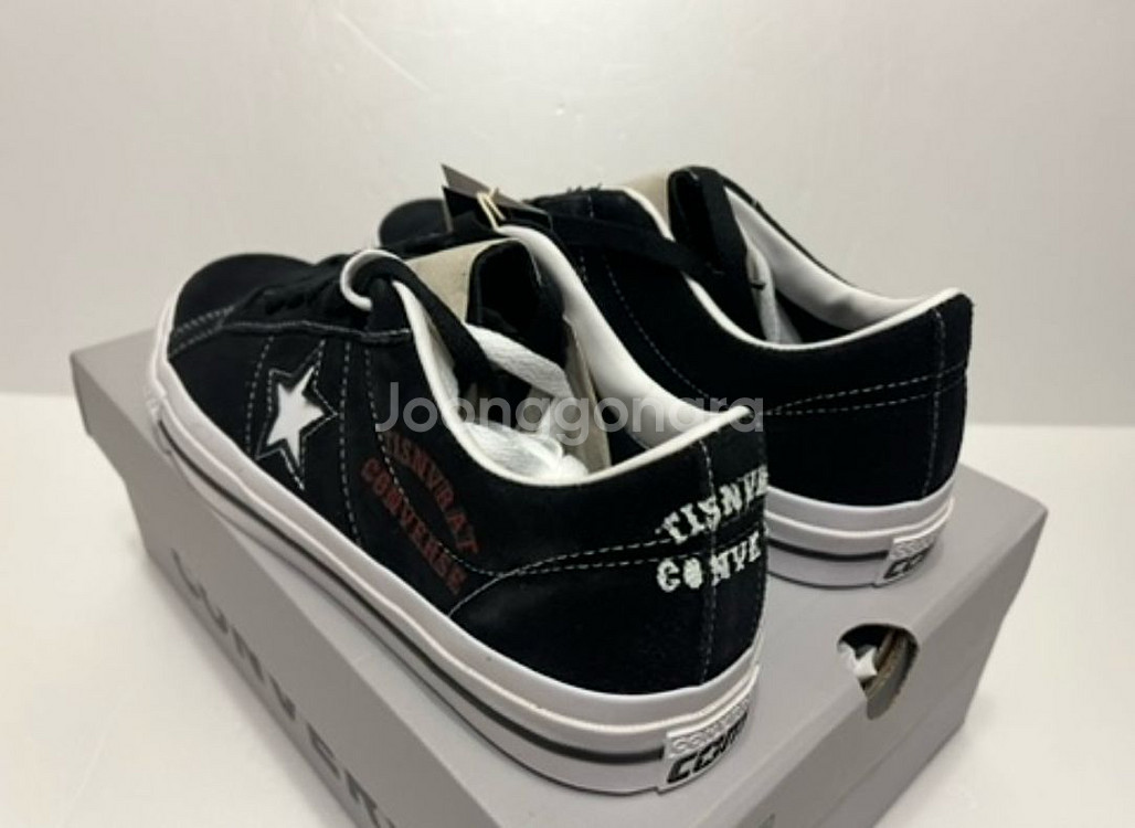 285 컨버스 원스타 프로 디네댓 블랙 컨코탭 새상품--1