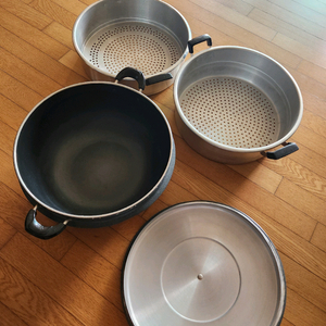 솥찜기 (찜통) 찜기 찜솥 40cm 거의 새상품 팝니다