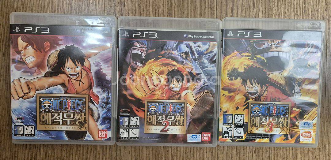 플스3(PS3) 해적무쌍 3종 일괄 판매합니다.--0