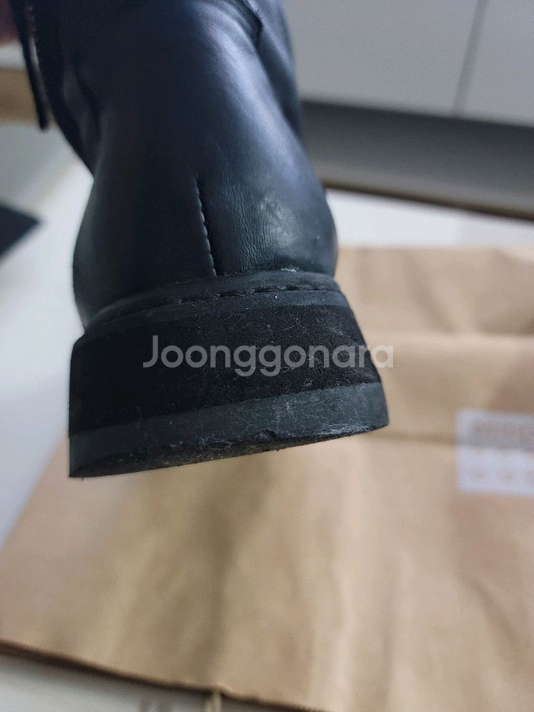 [41]신지아 아리아 스파이럴 사이드 지퍼 부츠 블랙--7