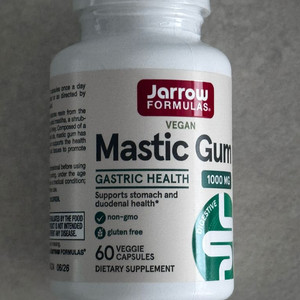 자로우 매스틱검 60정 미개봉 새제품