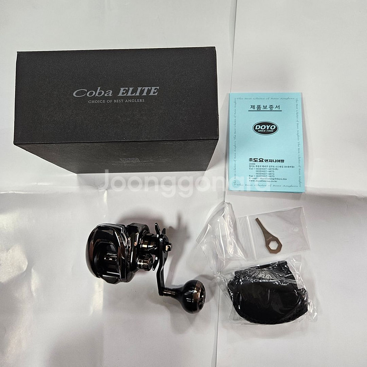 도요 코바 엘리트 블랙 선상 베이트릴 미사용신품 판매--1