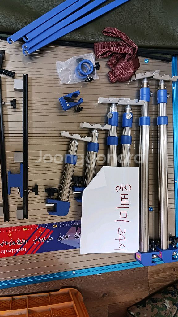 좌대 원샷3 해피피싱 접지좌대 전투좌대 미사용--4