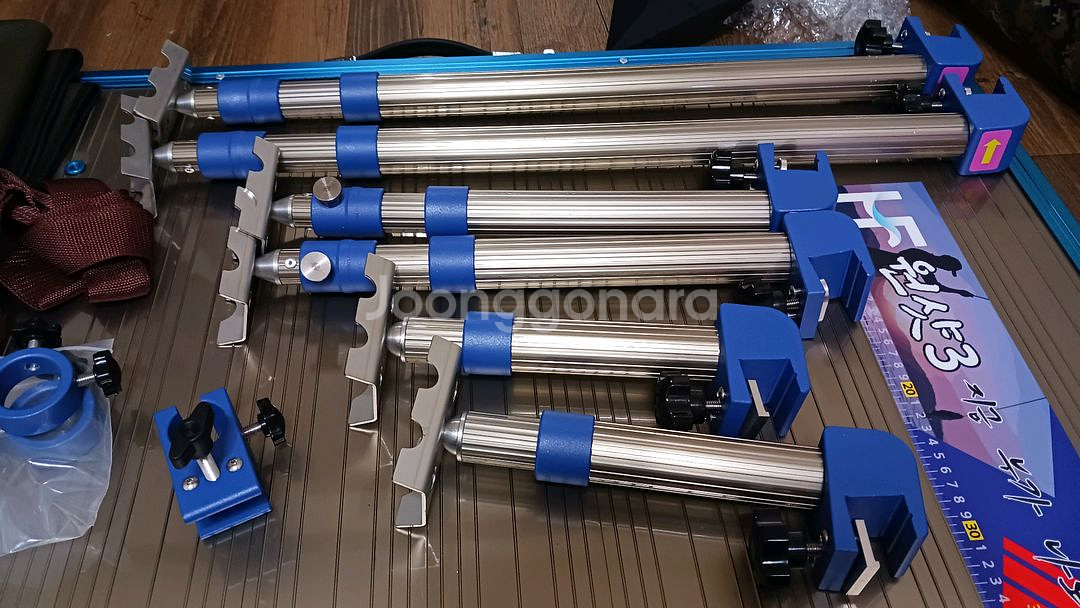 좌대 원샷3 해피피싱 접지좌대 전투좌대 미사용--2