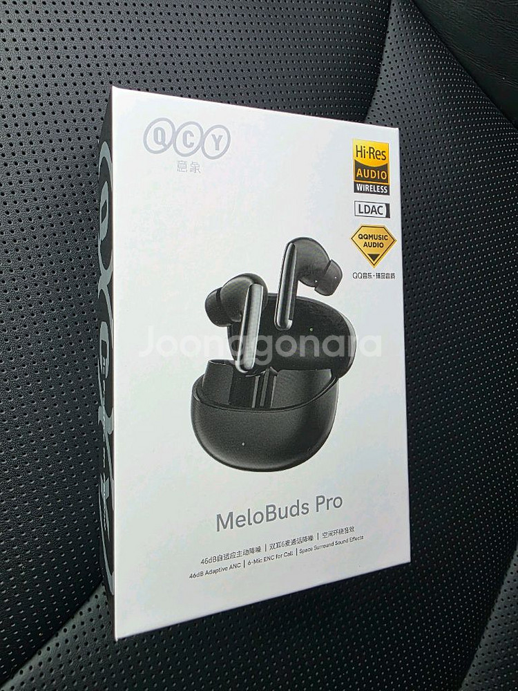 QCY 멜로버즈 프로 LDAC 케이스/반택 포함--0