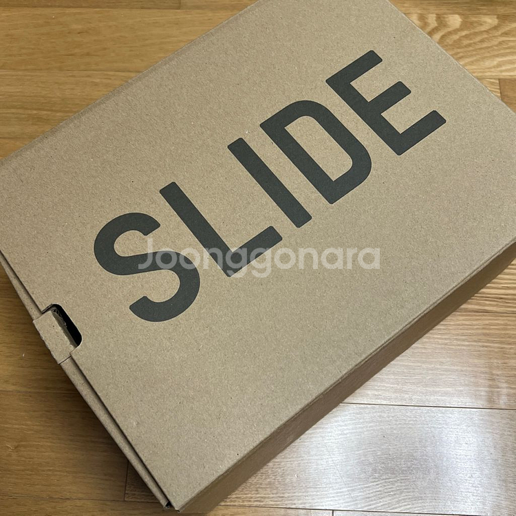 아디다스 이지 슬라이드 글로우 그린 285 사이즈 10--4