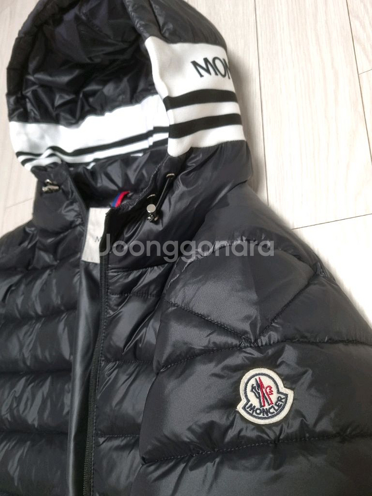 몽클레어 구스 후드패딩 블랙 XL, 2XL 새제품--9