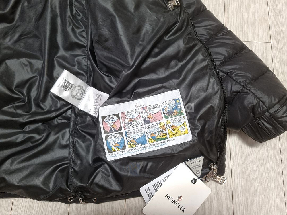 몽클레어 구스 후드패딩 블랙 XL, 2XL 새제품--7