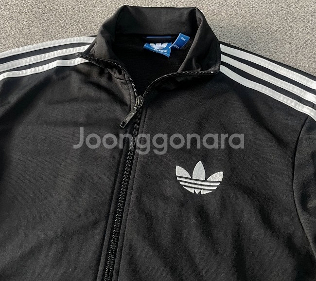아디다스 파이어버드 검흰 블랙 트랙탑 져지집업 90/S--1