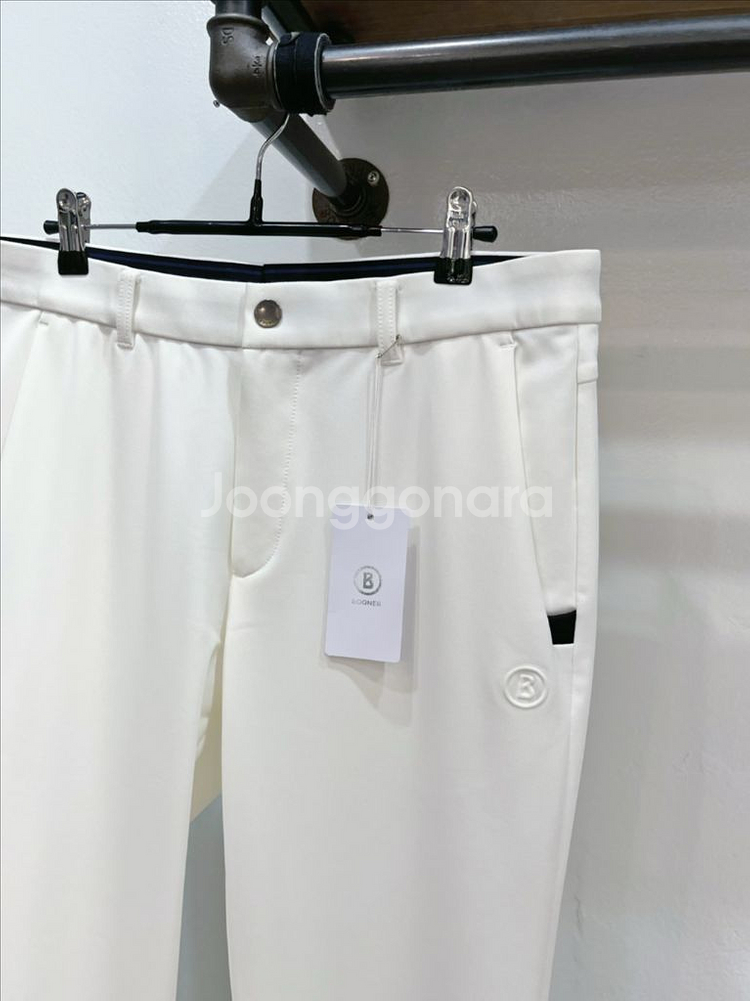 [새제품](32) 보그너 크림화이트 춘추용 골프바지--0