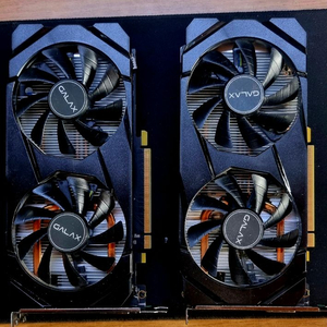 갤럭시 GTX1660 6G 고장난 그래픽카드 두개