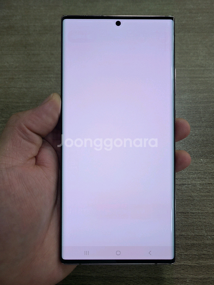 갤럭시노트20울트라256G 자급제 중고폰 공기계--4
