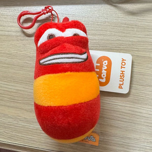 라바 인형 키링