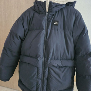 아이더 양면 구스 패딩 165 사이즈(네이비)