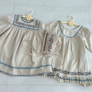 아폴리나 2-3y 2벌 + 보넷일괄
