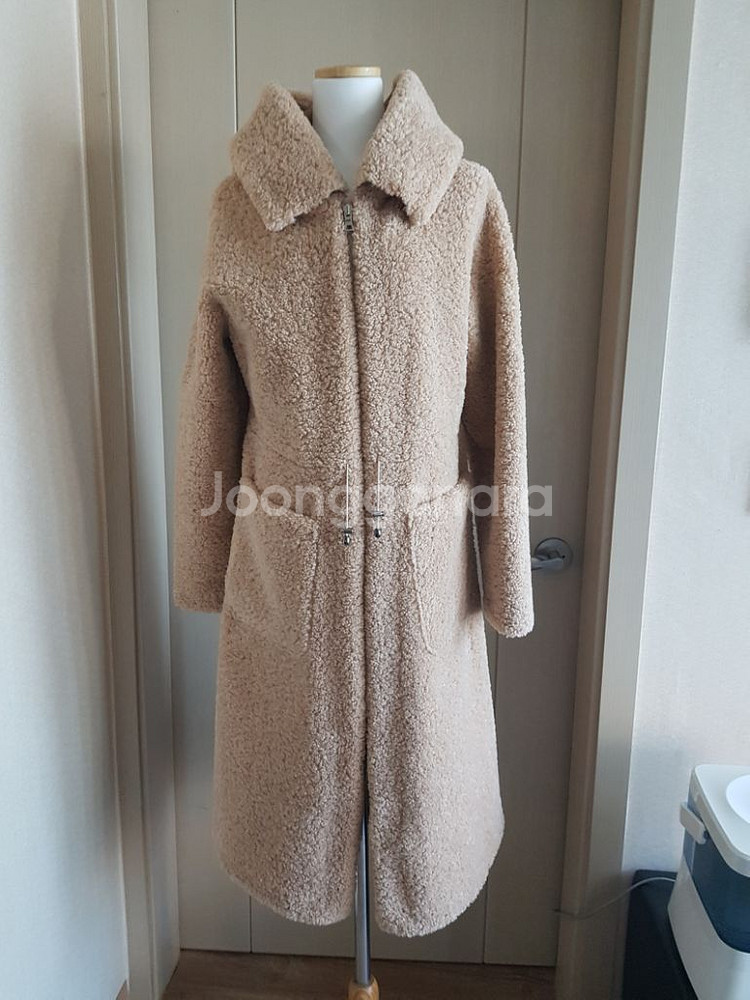 뽀글이 리얼무스탕 롱코트(미사용(네고가능--0