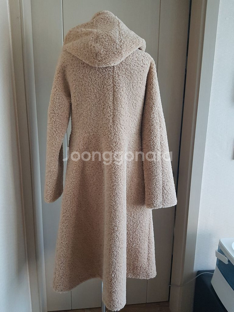 뽀글이 리얼무스탕 롱코트(미사용(네고가능--5