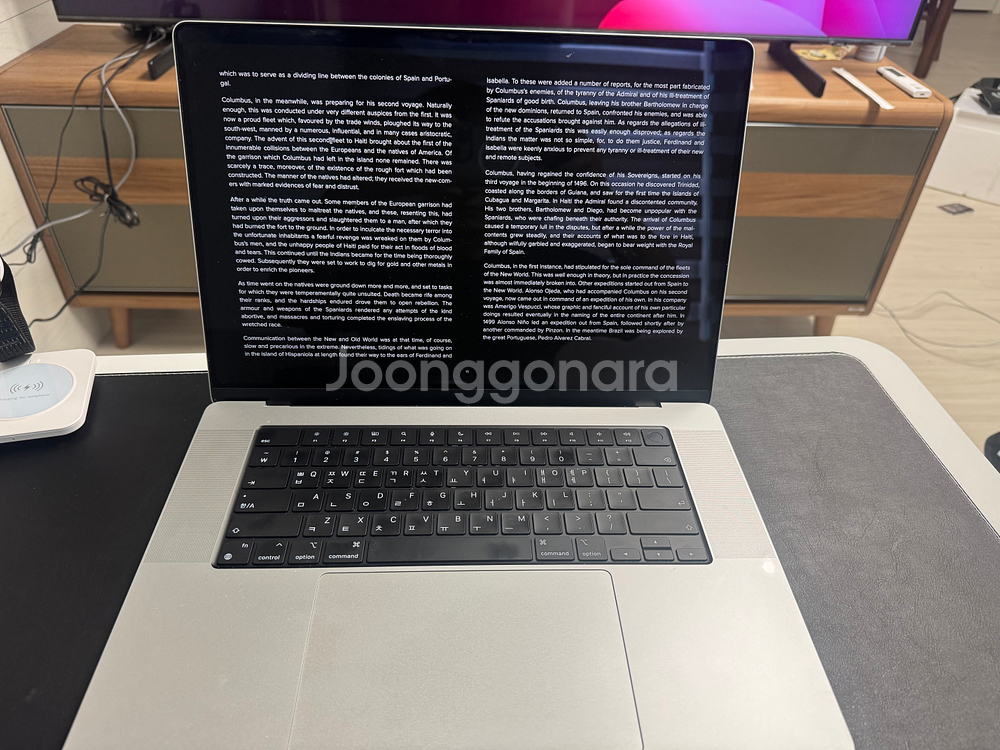 맥북프로 m1 프로 16인치 16gb 1tb--0