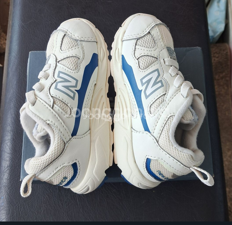 뉴발란스키즈 878 135블루 운동화거의새거--3