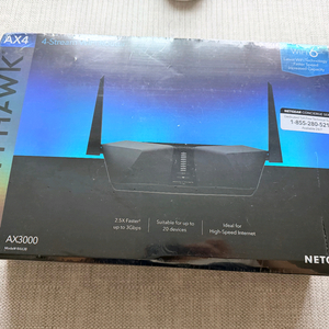 넷기어 나이트호크 AX3000 WIFI6 공유기 미개봉