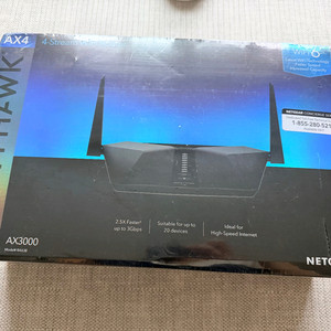 넷기어 나이트호크 AX3000 WIFI6 공유기 미개봉