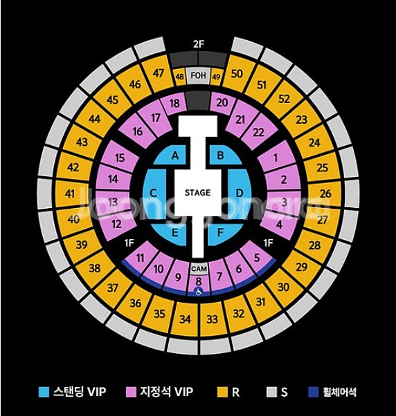 지오디 12/6(토) 1층 15구역 16열 2연석--0